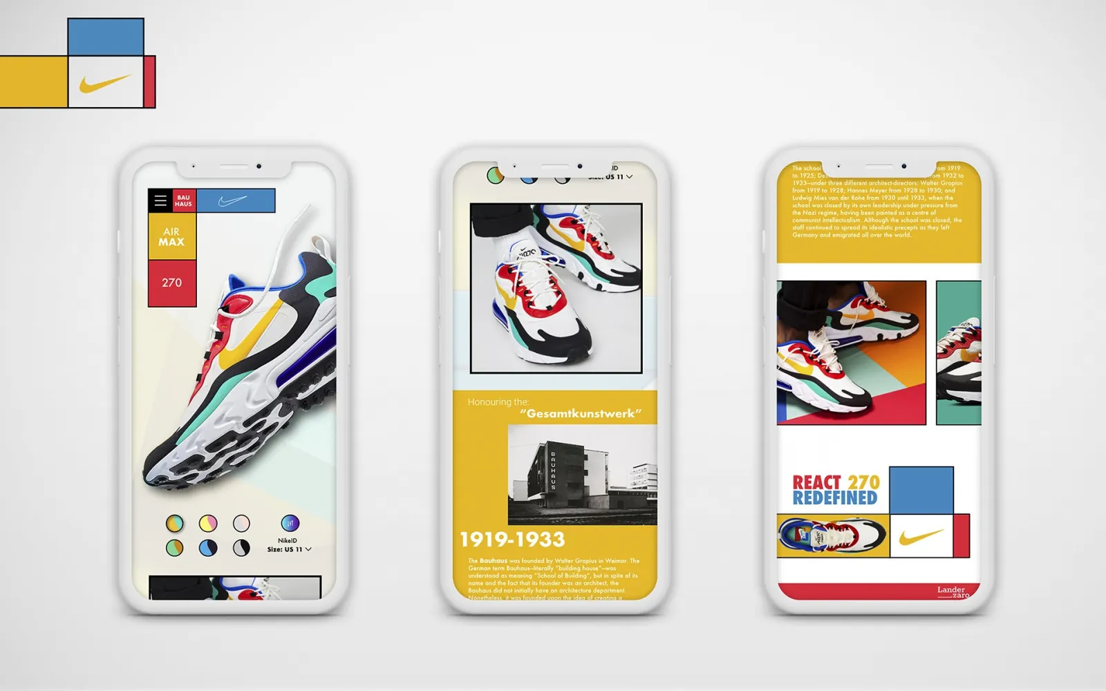 Nike React 270 Bauhaus — project image 16