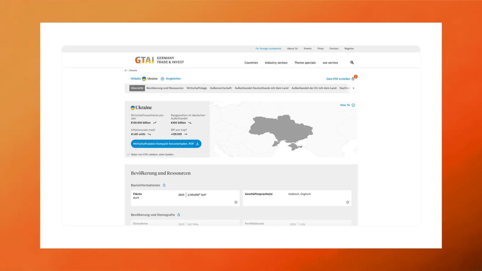 GTAI Wirtschaftsdaten Kompakt — project image 5